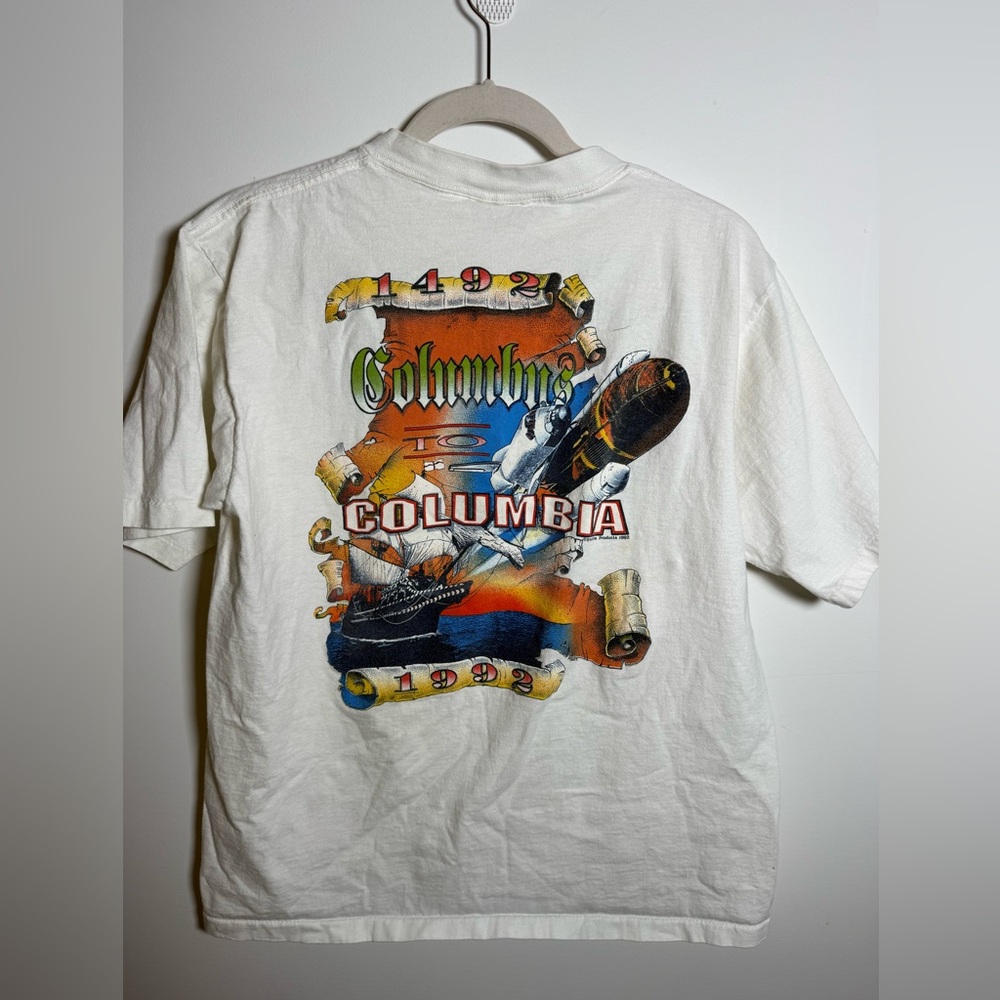 Vintage 1992 Columbia Kennedy Space Center Tee